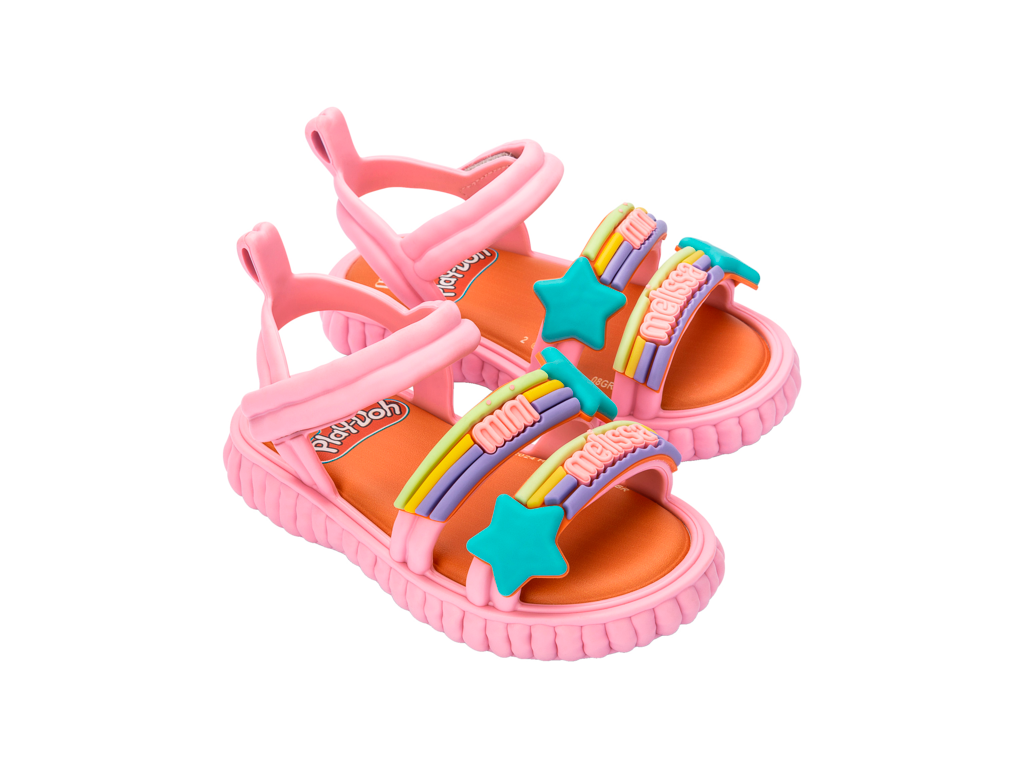 Kid Starlight Rainbow Sandals Mini Melissa