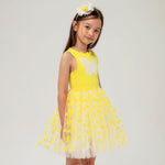 Butterfly Tutu Dress - Yellow Petite Hailey