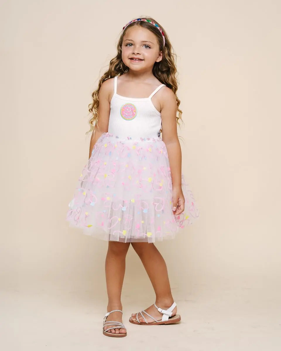 Kid Eva Tutu Dress White Petite Hailey