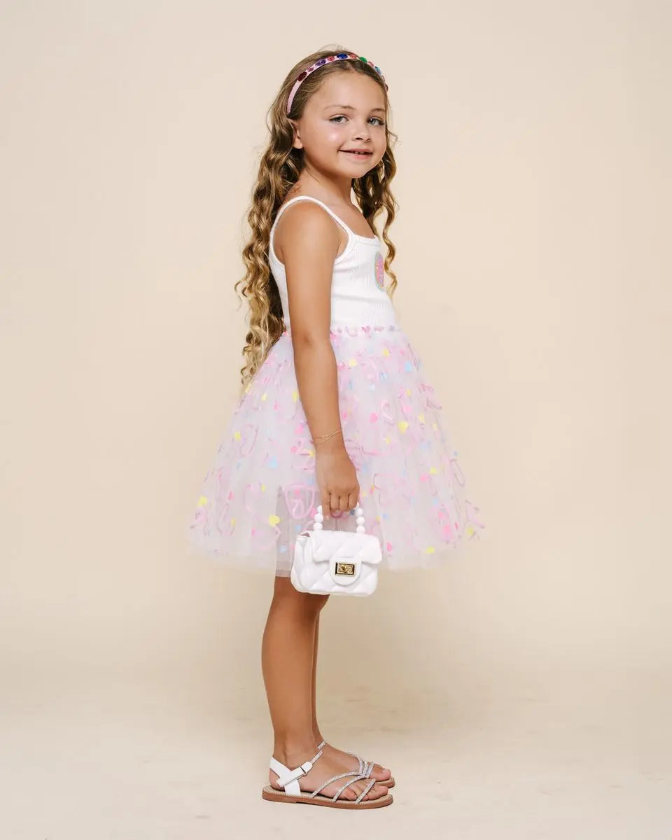 Kid Eva Tutu Dress White Petite Hailey