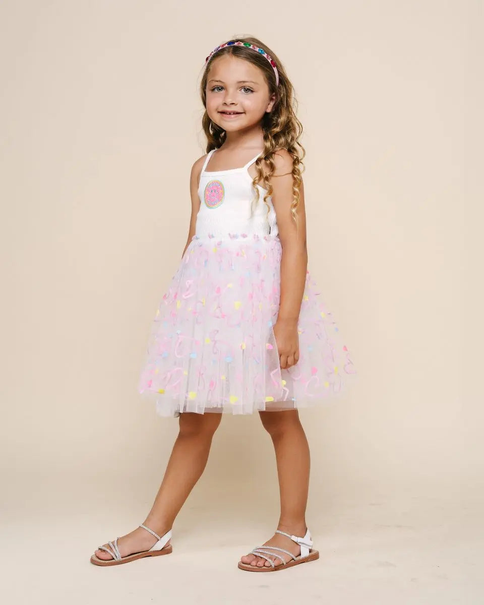 Kid Eva Tutu Dress White Petite Hailey