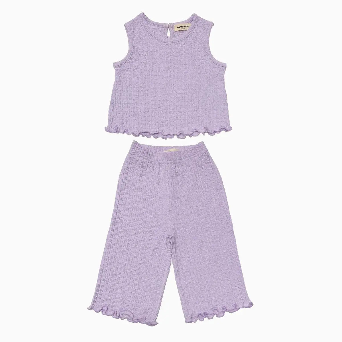 Kid Amy Tank & Pull-On Set, Lavender Petite Hailey