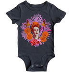 Baby Frida Marigold SS Onesie Black Rowdy Sprouts