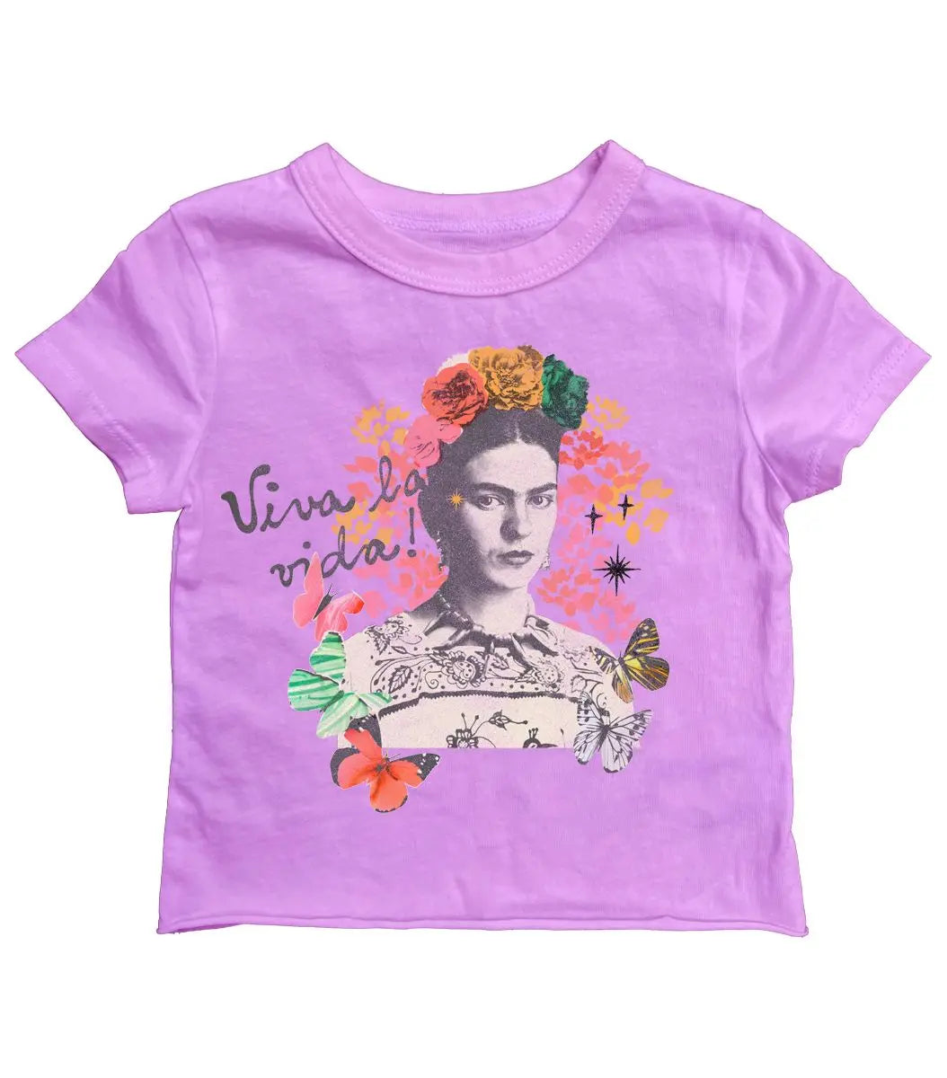 Kid Frida Lilac Fitted Tee Rowdy Sprouts