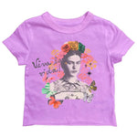 Kid Frida Lilac Fitted Tee Rowdy Sprouts