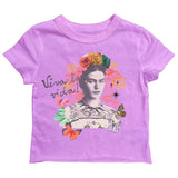 Kid Frida Lilac Fitted Tee Rowdy Sprouts