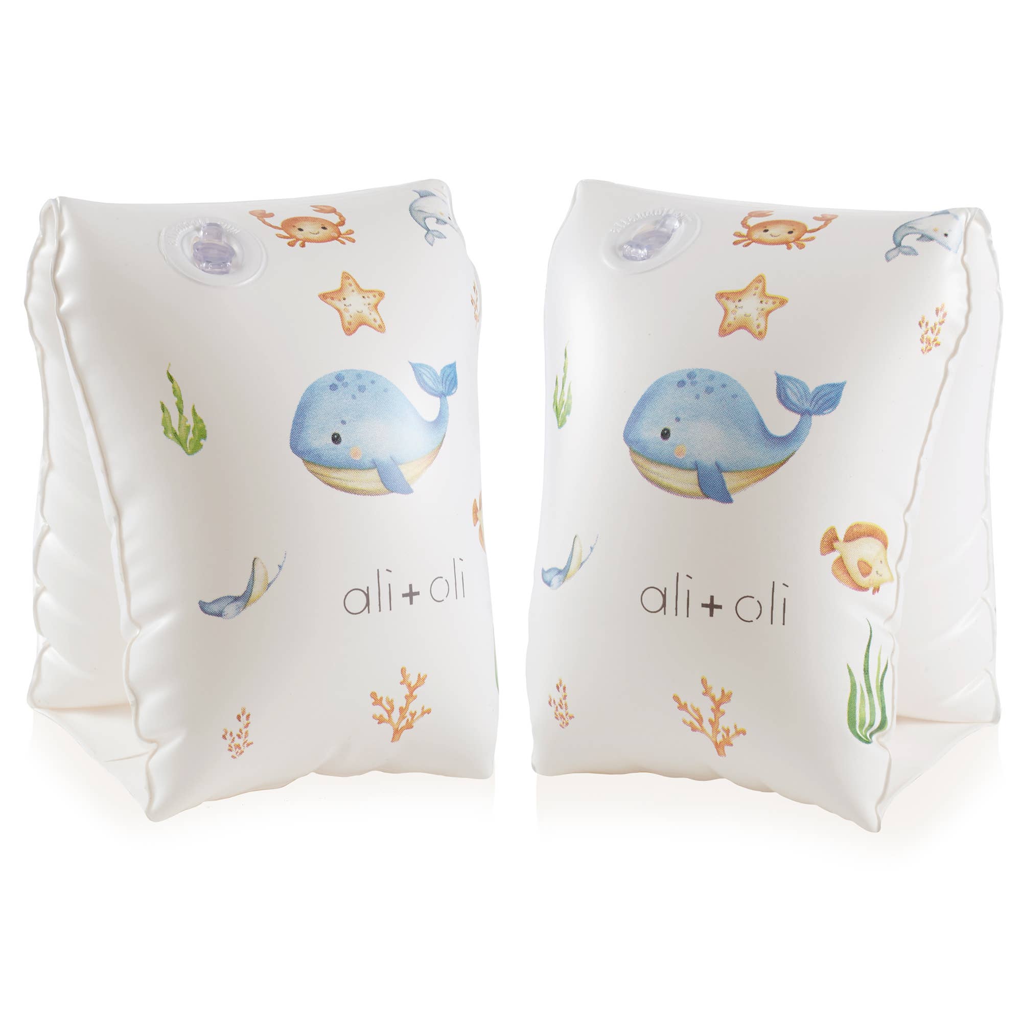 Baby Ali+Oli Swim Arm Band Wings Inflatable Float  (Undersea) Ali+Oli