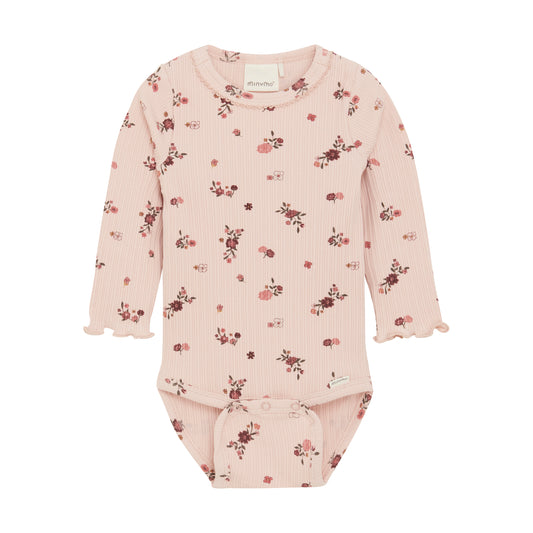 Rose Covered Long Sleeve Onesie