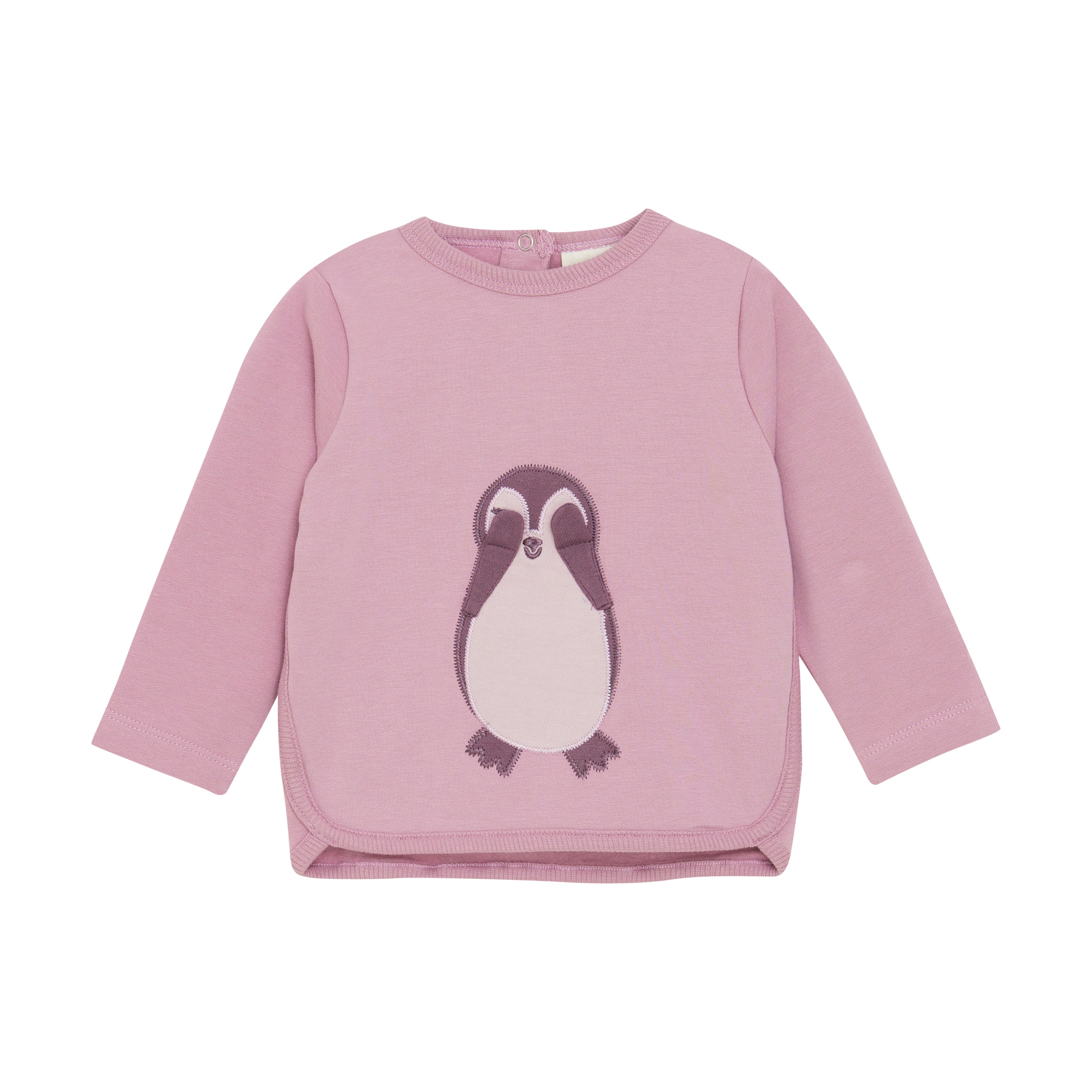 Peak-a-Boo Penguin Sweatshirt Minymo