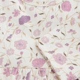Purple Posies Print Dress Minymo