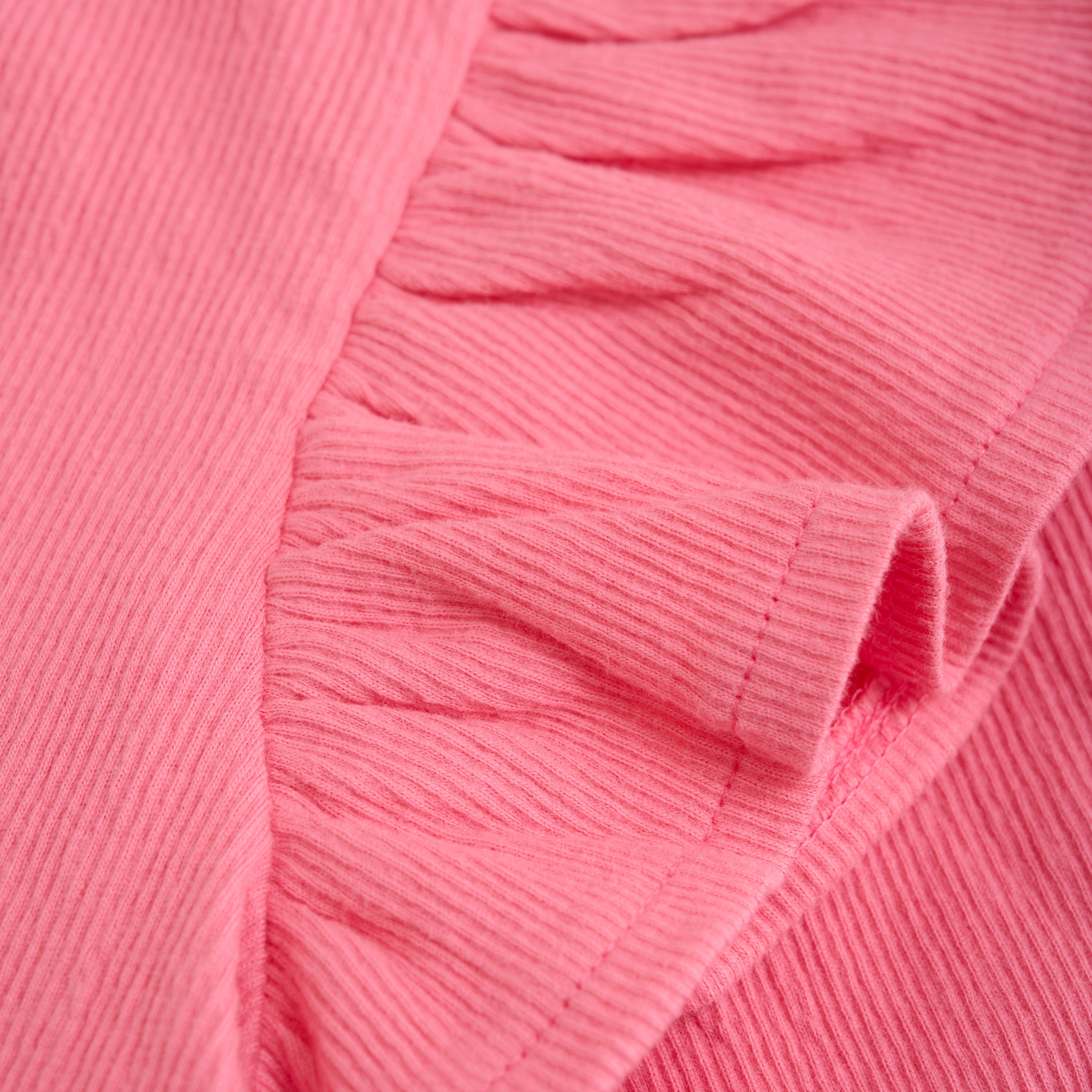 Kid Perfectly Pink Ruffle Top ROBO