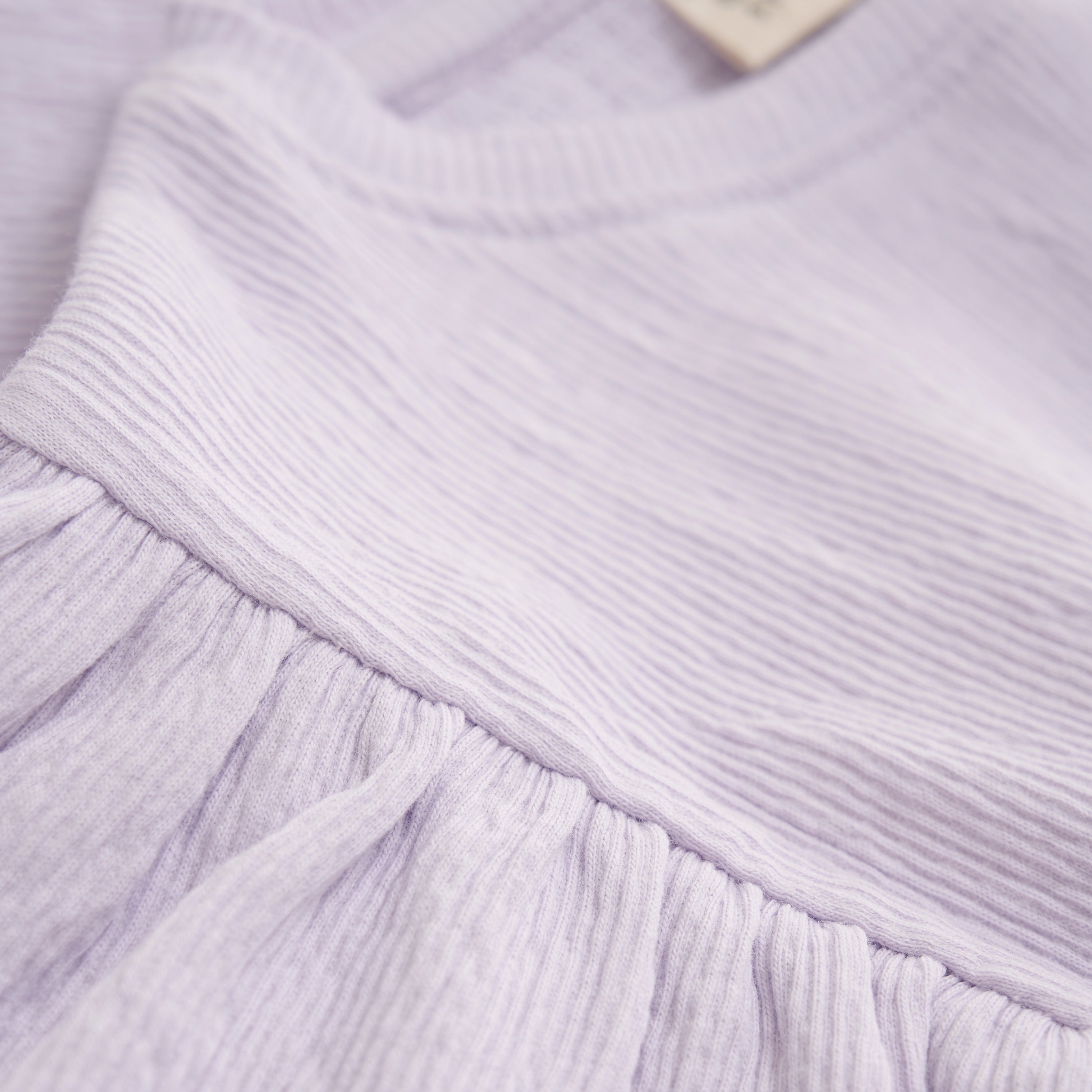 Kid Lovely Lavender Ruffle Top ROBO