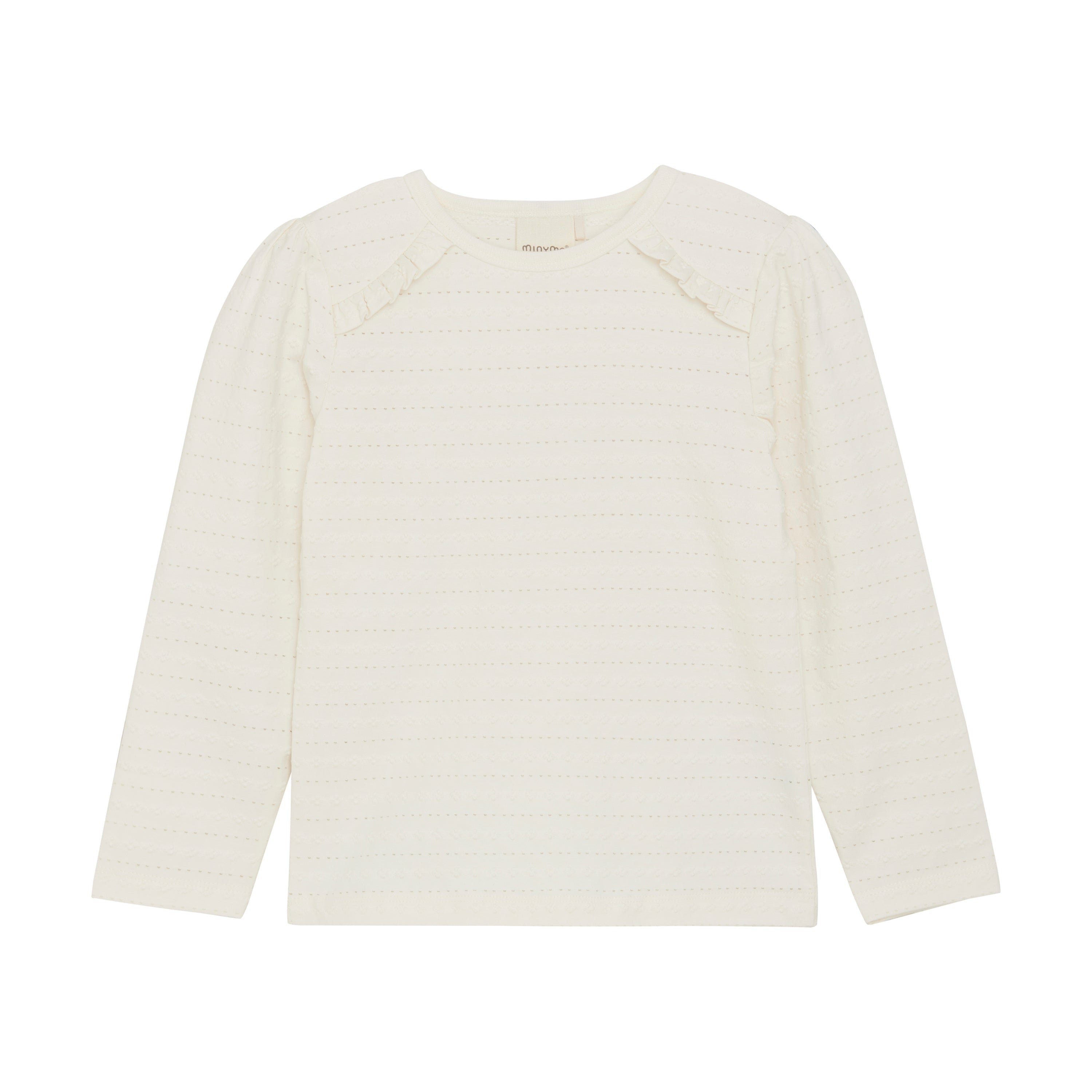 Ivory Long Sleeve T-Shirt Minymo
