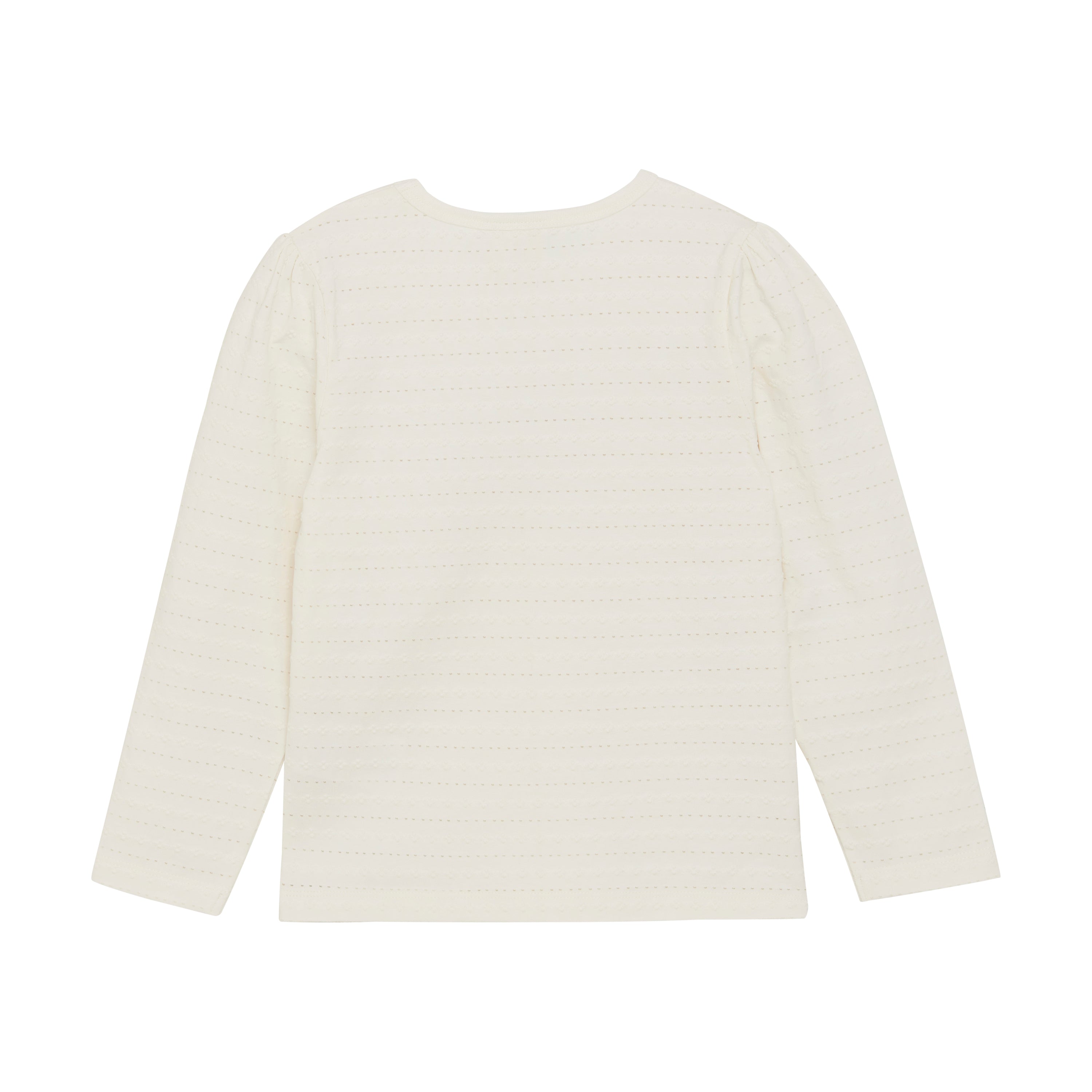 Ivory Long Sleeve T-Shirt Minymo