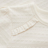 Ivory Long Sleeve T-Shirt Minymo