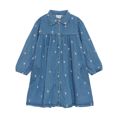 Denim Hearts Dress