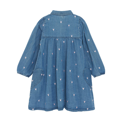 Denim Hearts Dress