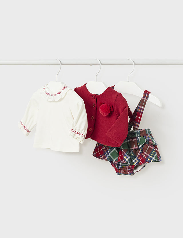 Baby Cherry Ruffled Pants Set mayoral
