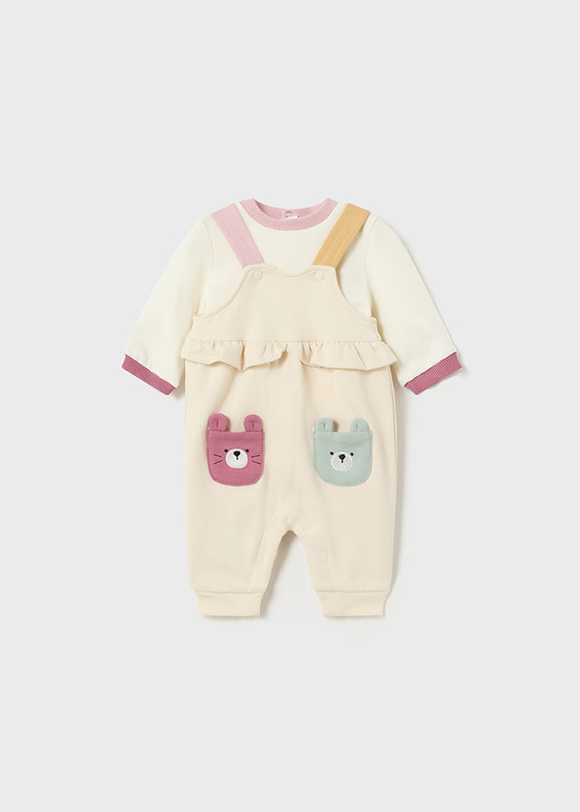 Beary Cute Fleece Romper