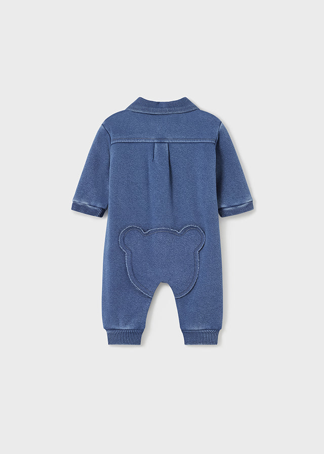 Fleece Denim Bodysuit