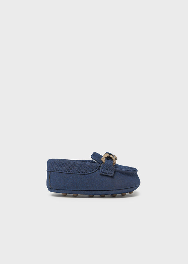 Navy Moccasins