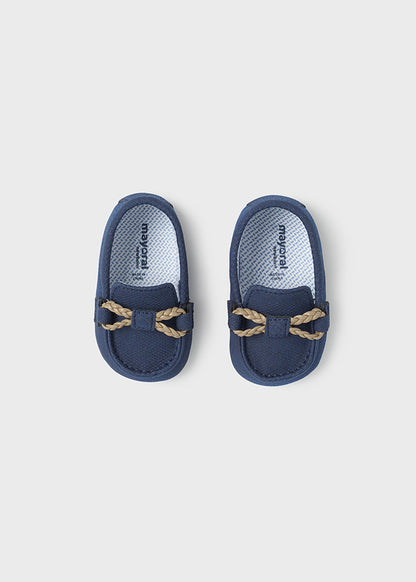 Navy Moccasins