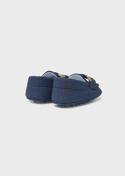 Navy Moccasins