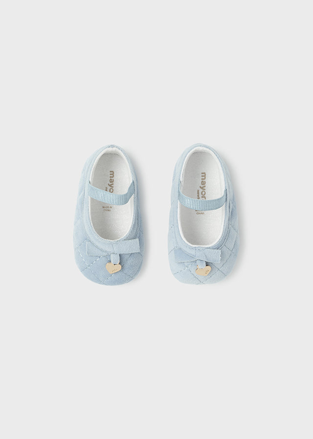 Snow Blue Ballerina Flat