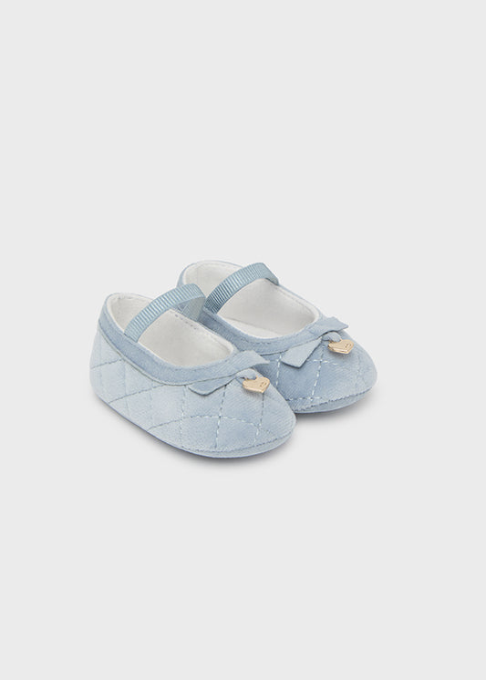 Snow Blue Ballerina Flat