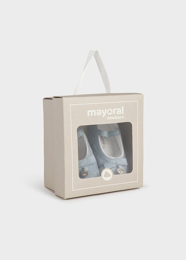 Baby Snow Blue Ballerina Flat mayoral