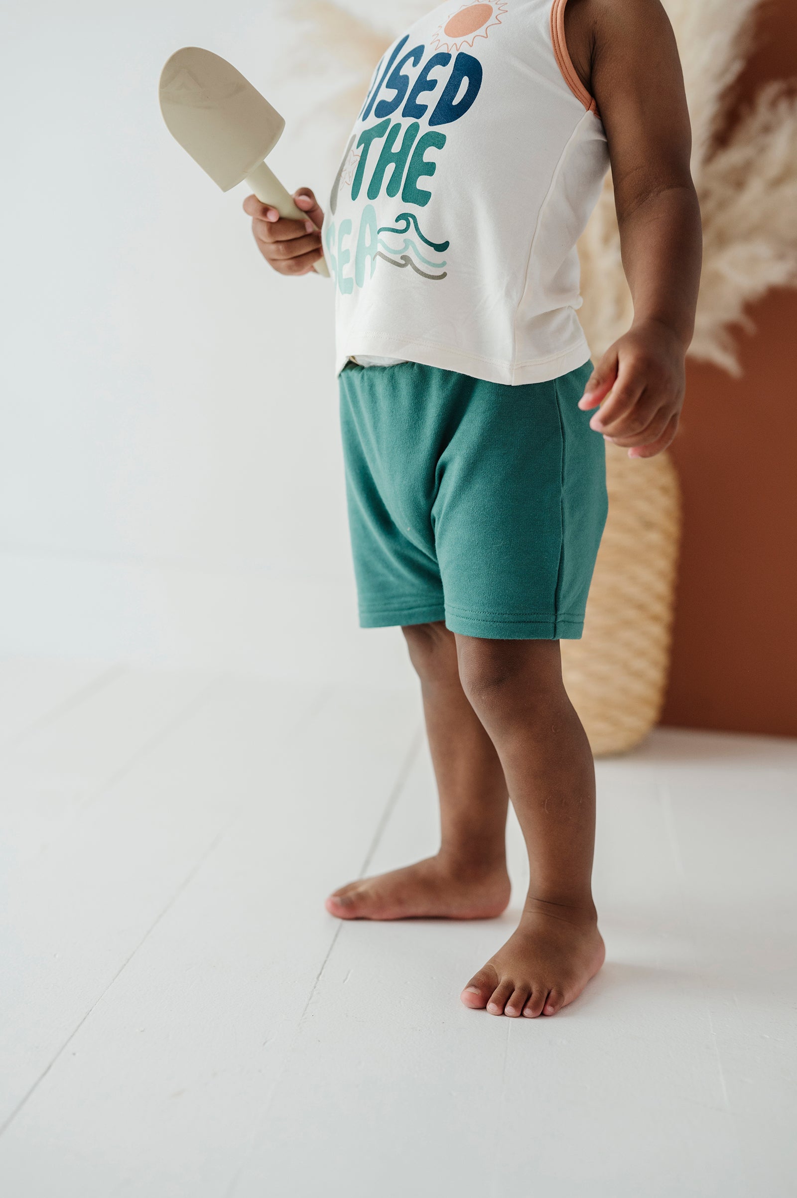 Baby Harem Shorts in Sea Pine Babysprouts