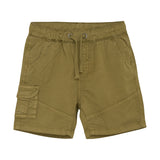 Kid Green Grass Twill Shorts ROBO