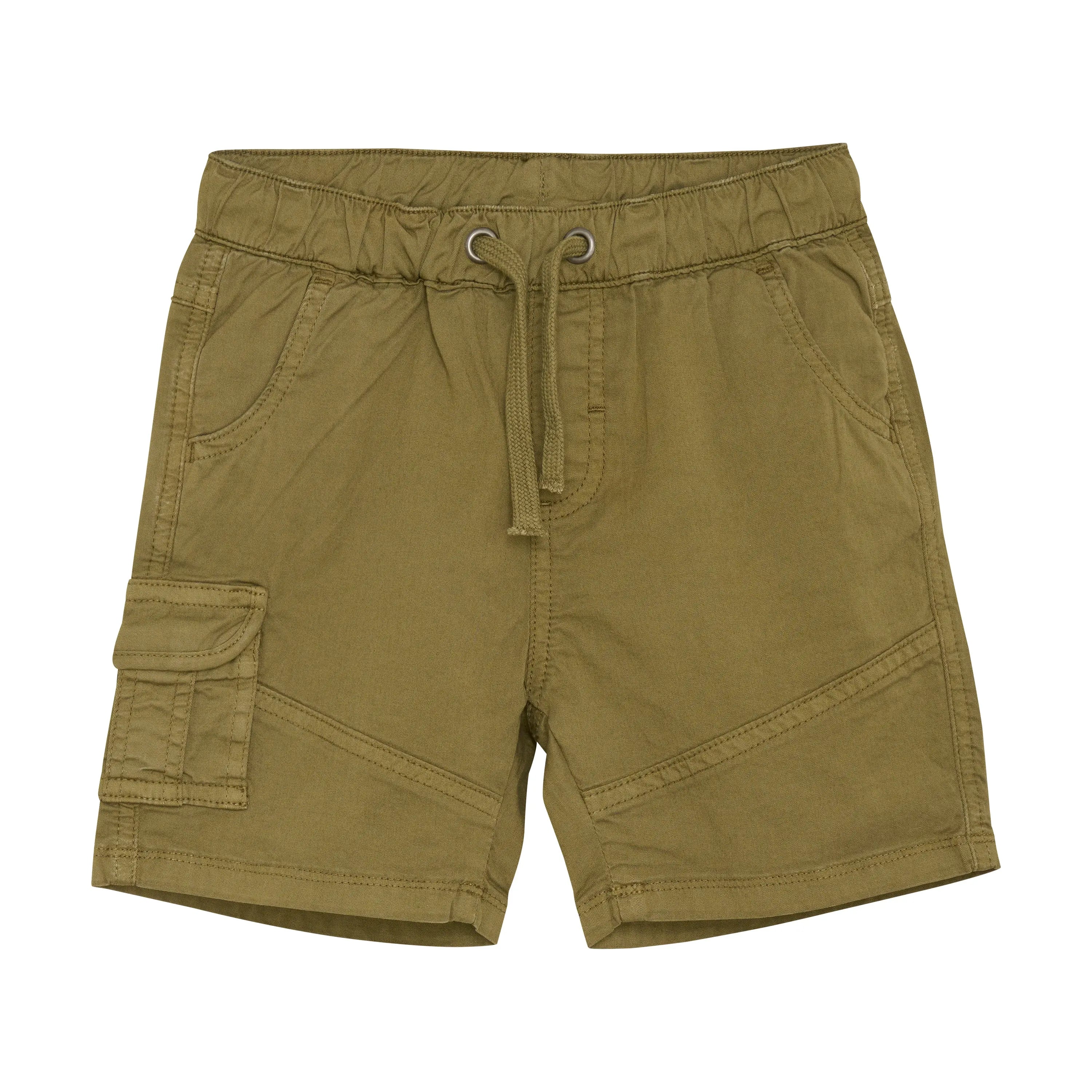 Kid Green Grass Twill Shorts ROBO