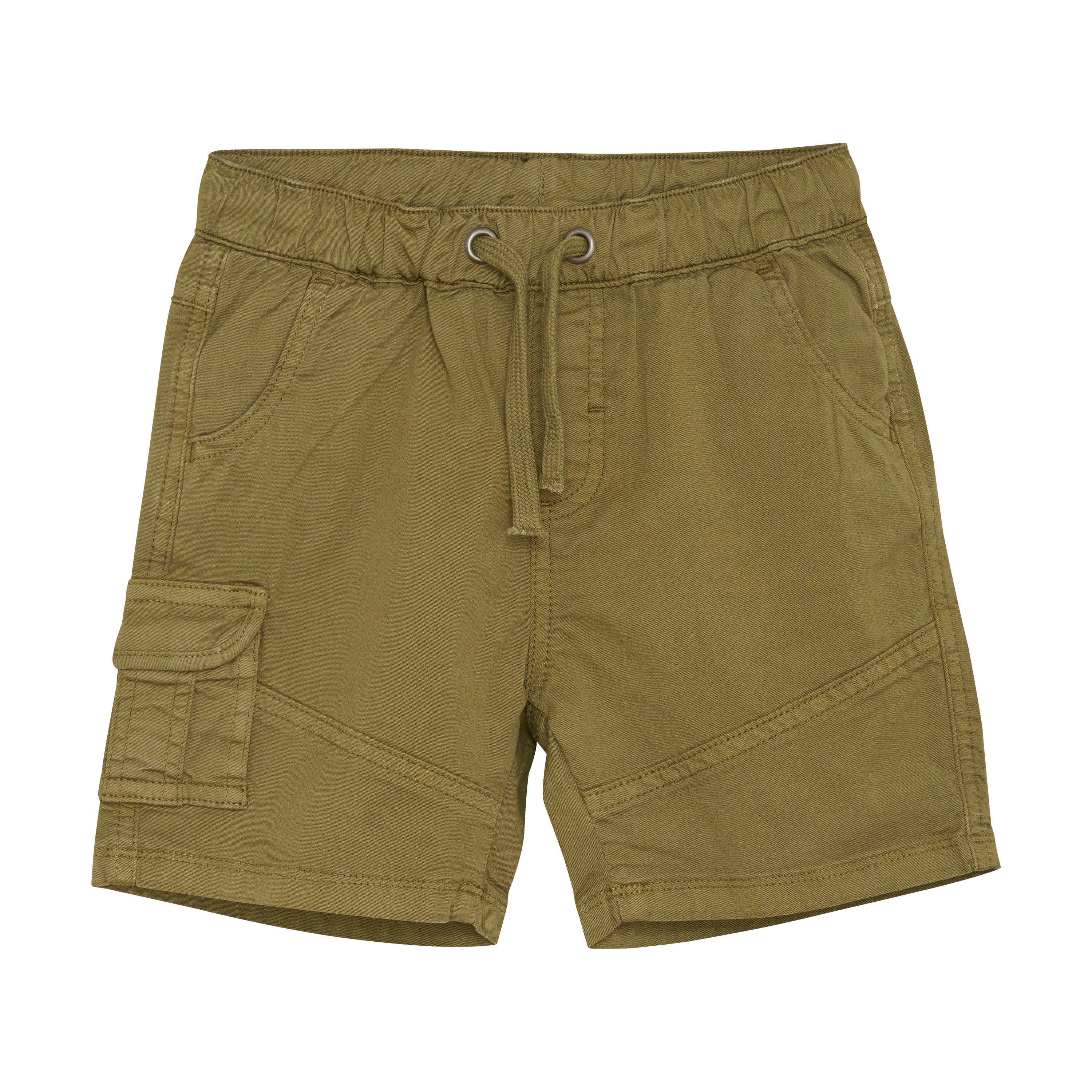 Kid Green Grass Twill Shorts ROBO