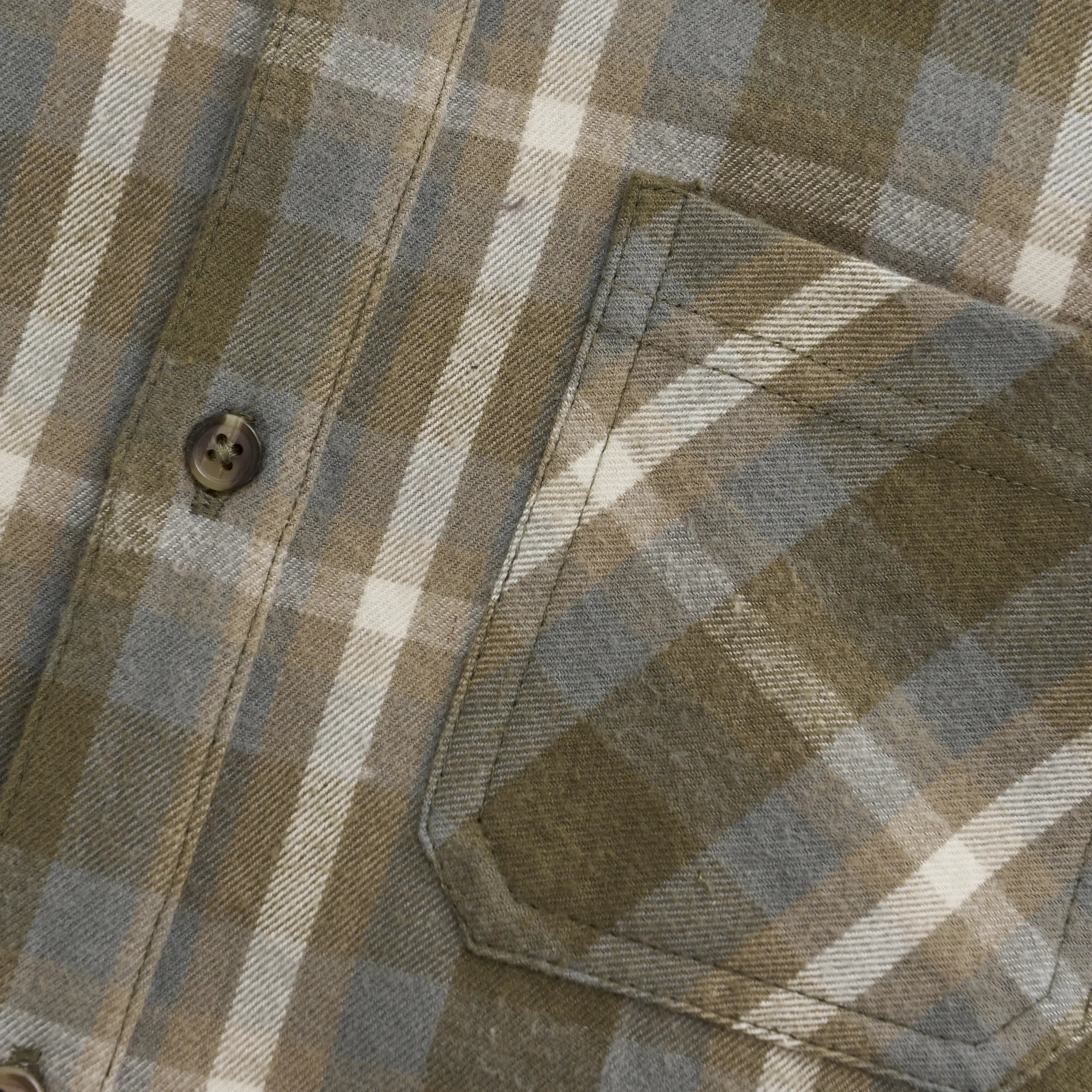Toddler Desert Storm Long Sleeve Plaid Shirt Minymo