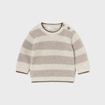 Baby Keep it Neutral Striped Sweater mayoral