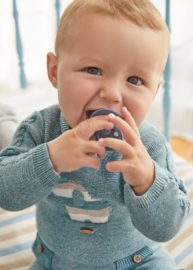 Baby Hefalump Tricot Romper mayoral