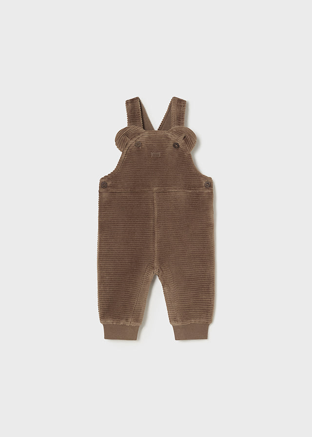 Mocha Brown Corduroy Overalls