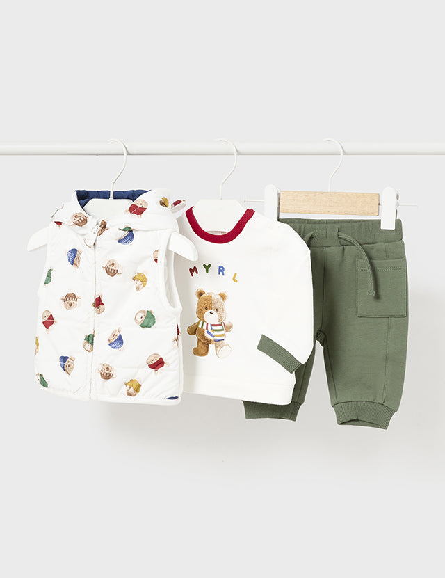 Baby Beary Cute Tracksuit Set mayoral