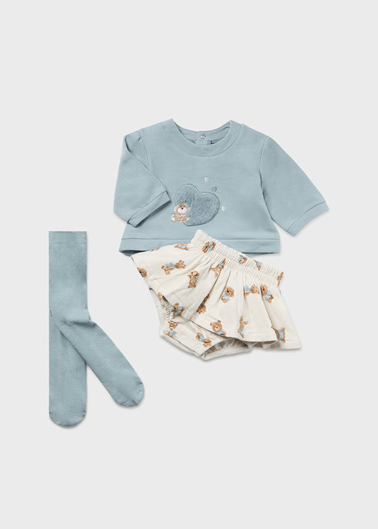 Polar Beary Cute Skirt Set