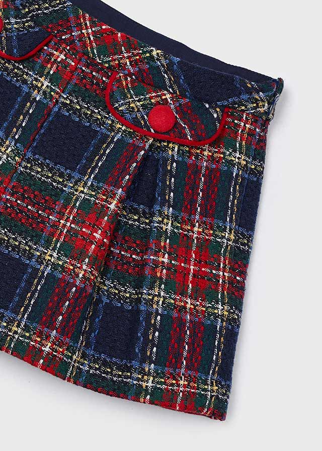 Toddler Happy Holidays Plaid Shorts mayoral