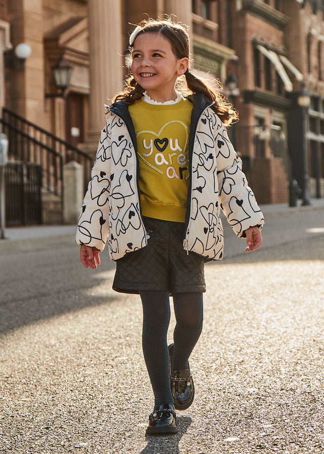Toddler Leather Quilted Shorts mayoral