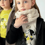 Toddler Leather Quilted Coat mayoral