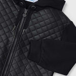 Toddler Leather Quilted Coat mayoral