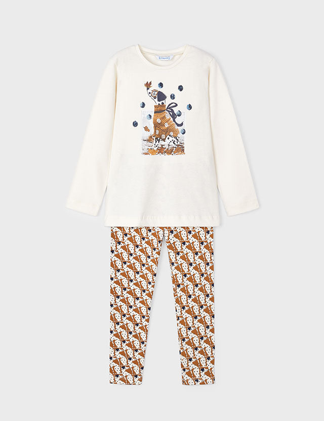 Toddler Fall Leaves Legging Set mayoral