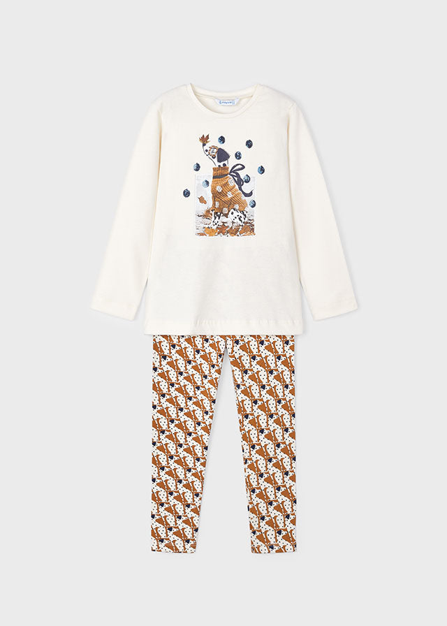 Toddler Fall Leaves Legging Set mayoral