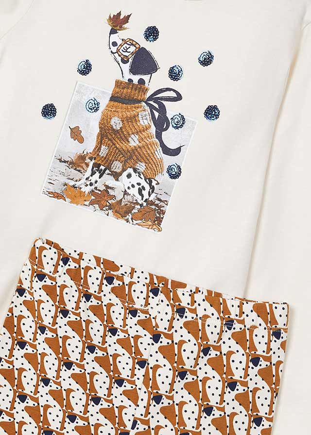 Toddler Fall Leaves Legging Set mayoral