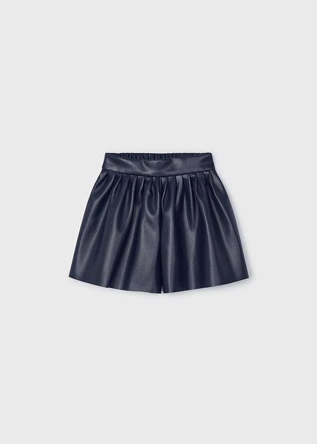 Leather Flare Skirt