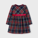 Toddler Happy Holidays Plaid Dress mayoral