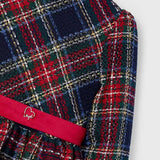 Toddler Happy Holidays Plaid Dress mayoral